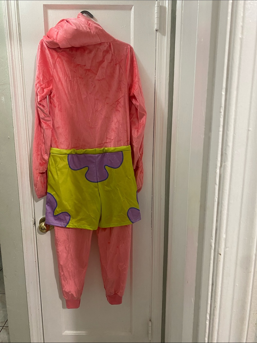 Patrick Star Jumpsuit Adult/Teen XL Costume Spirit Halloween SpongeBob - Picture 7 of 16